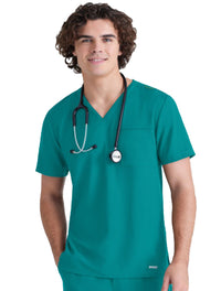 Grey's Anatomy™ Evolve by Barco Journey 1-Pocket CICLO® Scrub Top-Teal