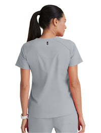 Grey's Anatomy Stretch™ by Barco Emma 4-Pocket V-Neck Scrub Top-Monnstruck