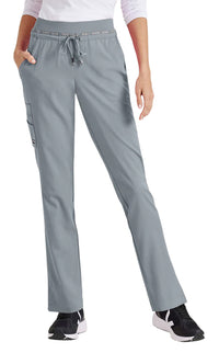 Grey's Anatomy™ Stretch by Barco Serena 7-Pocket Mid-Rise Tappered Leg Scrub Pant-Moon Struck