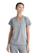 SKECHERS™ by Barco Dignity 1-Pocket Tuck-In Scrub Top-Moonstruck