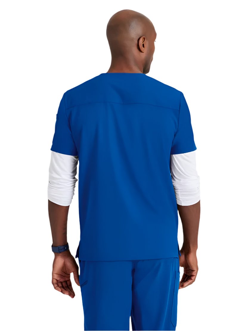 Barco Unify™ by Barco RALLY 3-POCKET V-NECK SCRUB TOP - New Royal