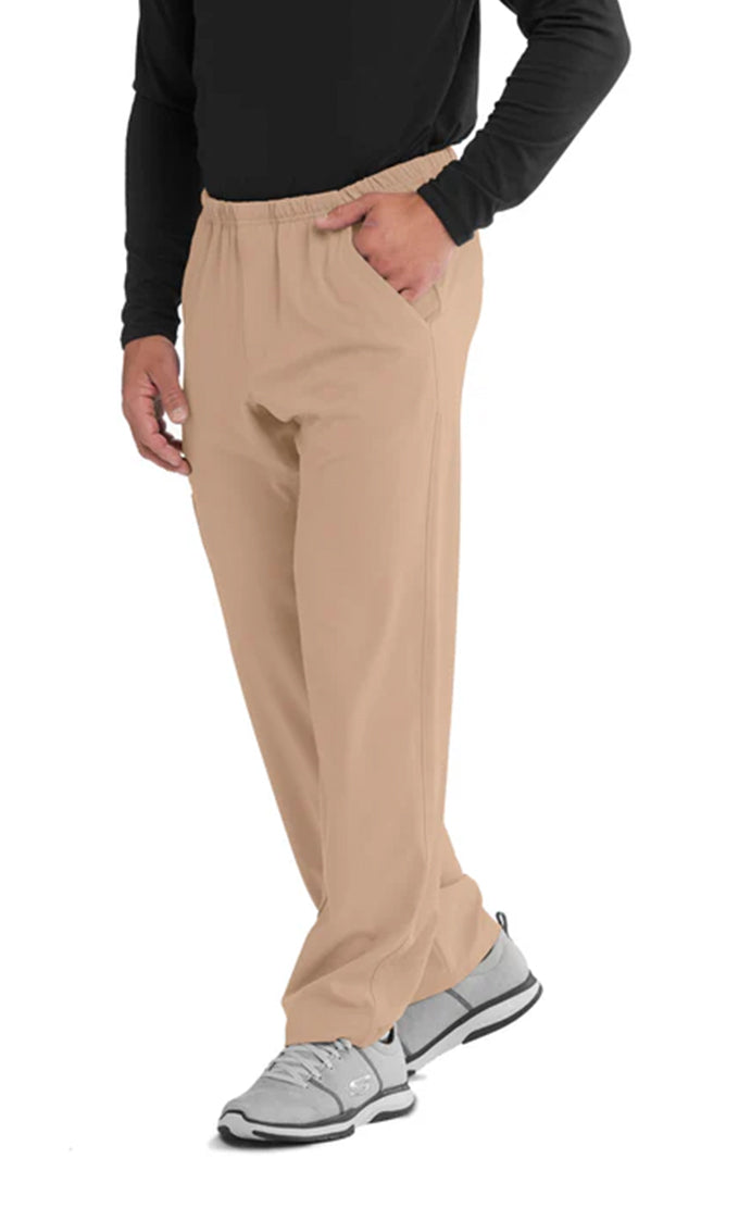 SKECHERS™ by barco Structure 4-Pockets Zip-Fly Scrub Pant-New Khaki