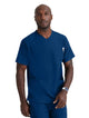 Skechers™ Vitality by Barco Crew 4-Pocket V-Neck Scrub Top - Navy