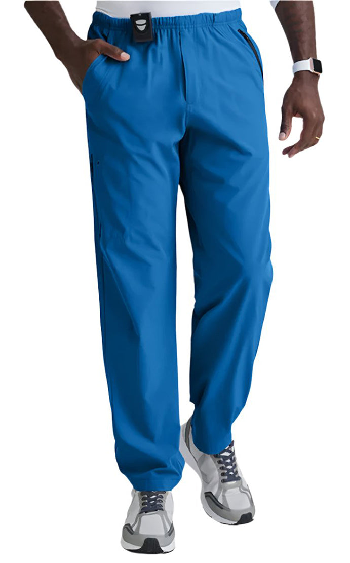 Barco One™ by Barco Amplify 7-Pocket Zip-Fly Scrub Pant-New Royal