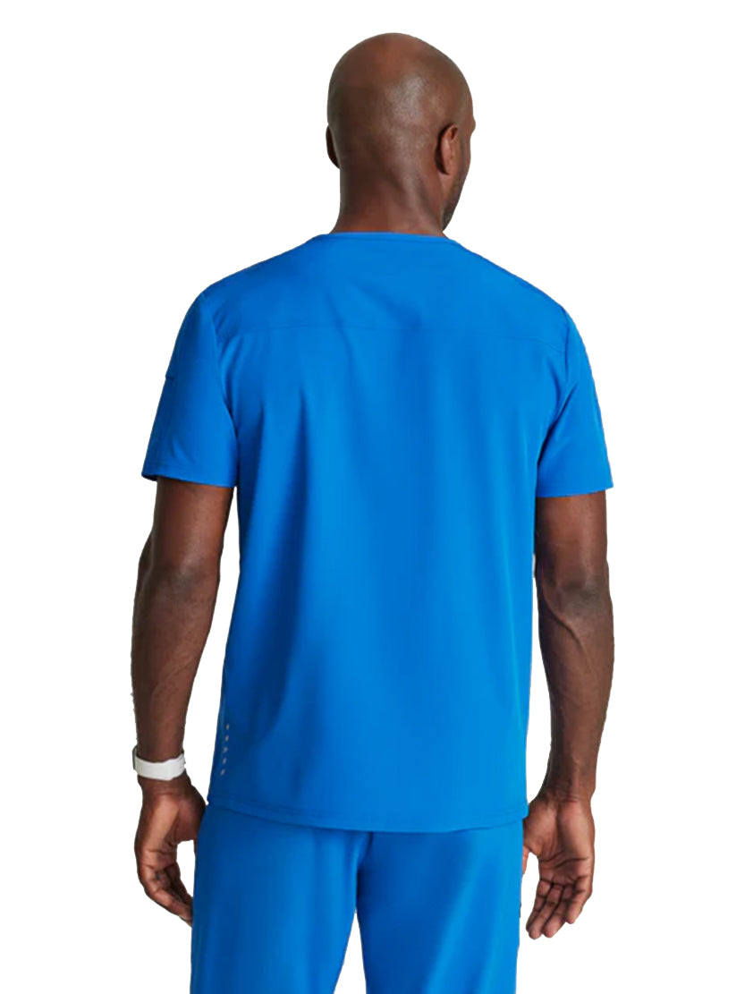 Barco One™ by Barco Velocity 2-Pocket V-Neck Scrub Top-New Royal