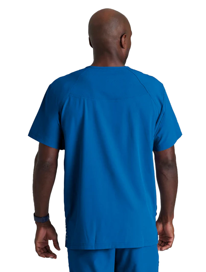 Barco One™ by Barco Amplify 5-Pocket V-Neck Scrub Top-New Royal