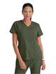 Grey's Anatomy Stretch™ by Barco Emma 4-Pocket V-Neck Scrub Top-Olive