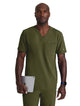 Barco Unify™ by Barco RALLY 3-POCKET V-NECK SCRUB TOP - Olive