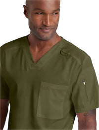 Grey's Anatomy Stretch™ by Barco Murphy 2-Pocket V-Neck Scrub Top-Olive
