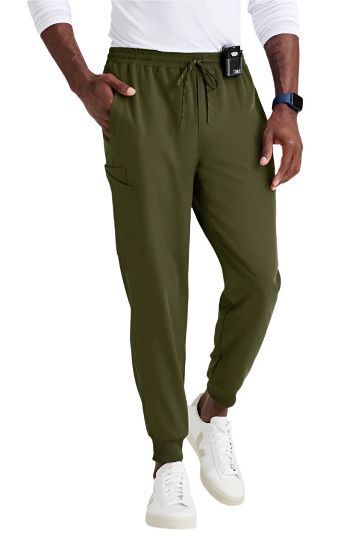 Barco Unify™ by Barco RALLY 6-POCKET JOGGER SCRUB PANT-Olive