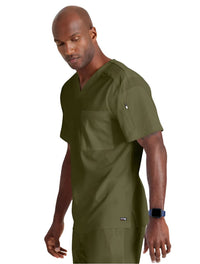 Grey's Anatomy Stretch™ by Barco Murphy 2-Pocket V-Neck Scrub Top-Olive
