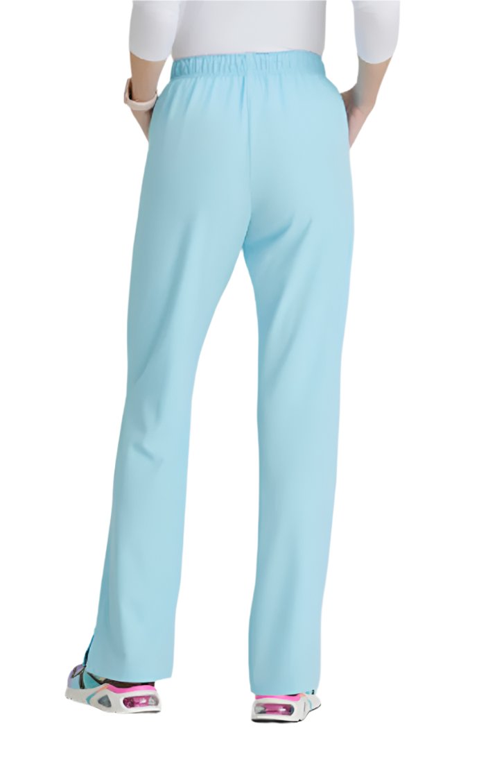 SKECHERS™ by barco Reliance 3-Pocket Mid-Rise Straight Leg Scrub Pant-Poolside Blue