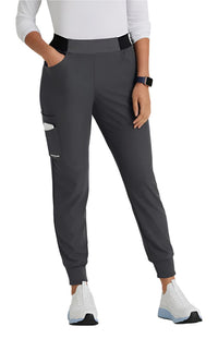 Skechers™ Vitality by Barco Electra 5-Pocket Mid-Rise Jogger Scrub Pant - Pewter