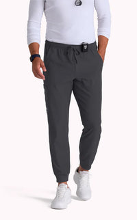 SKECHERS™ by barco Structure 3-Pocket Jogger Scrub Pant-Pewter