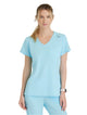 SKECHERS™ by Barco Dignity 1-Pocket Tuck-In Scrub Top-Poolside Blue