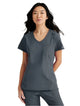 SKECHERS™ by Barco Dignity 1-Pocket Tuck-In Scrub Top-Pewter