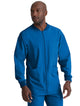 SKECHERS™ by Barco Structure 3-Pocket Crewneck Warmup Scrub Jacket-New Royal