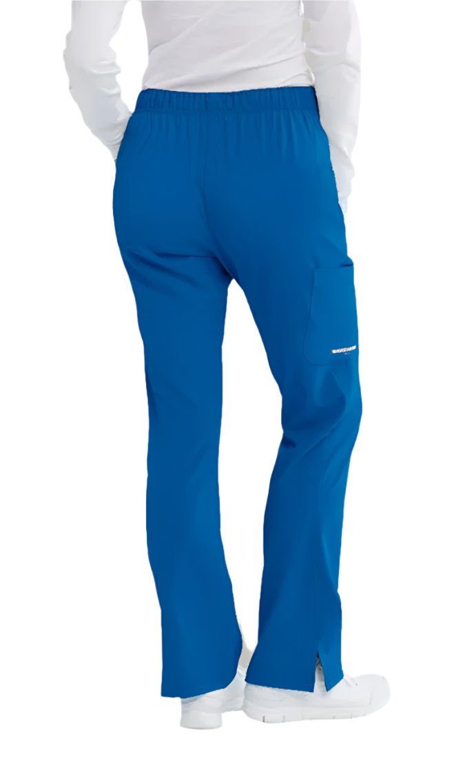 SKECHERS™ by barco Reliance 3-Pocket Mid-Rise Straight Leg Scrub Pant-New Royal