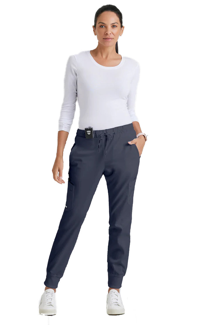 Grey's Anatomy™ by Barco Kira 5-Pocket Mid-Rise CICLO® Jogger Pant-Steel