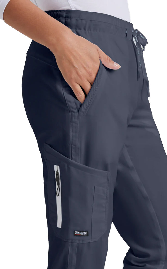 Grey's Anatomy™ by Barco Kira 5-Pocket Mid-Rise CICLO® Jogger Pant-Steel