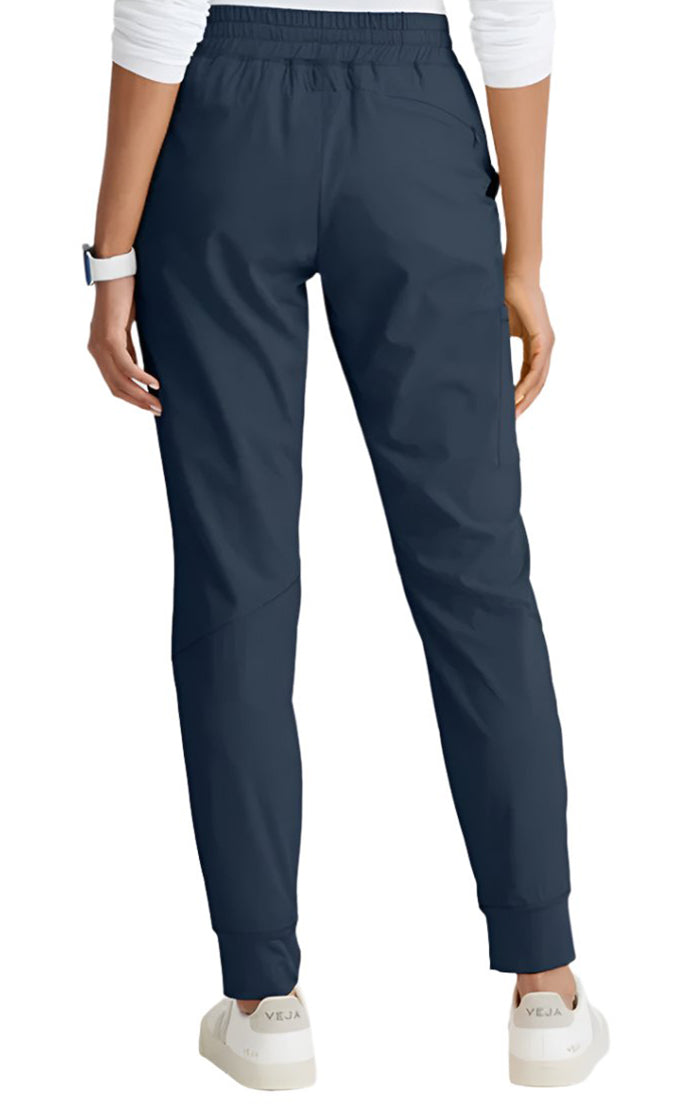 Barco One™ by Barco Boost 3-Pocket Mid-Rise Jogger Scrub Pant-Steel