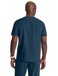 Barco One™ by Barco Velocity 2-Pocket V-Neck Scrub Top-Steel