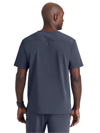 Grey's Anatomy Stretch™ by Barco Murphy 2-Pocket V-Neck Scrub Top-Steel