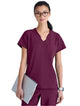 Grey's Anatomy™ Evolve by Barco Sway 1-Pocket Banded V-Neck  Scrub Top-Extra LG-Wine