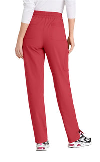 SKECHERS™ by barco Gamma 6-Pocket Mid-Rise Tapered Leg Scrub Pant-True Red