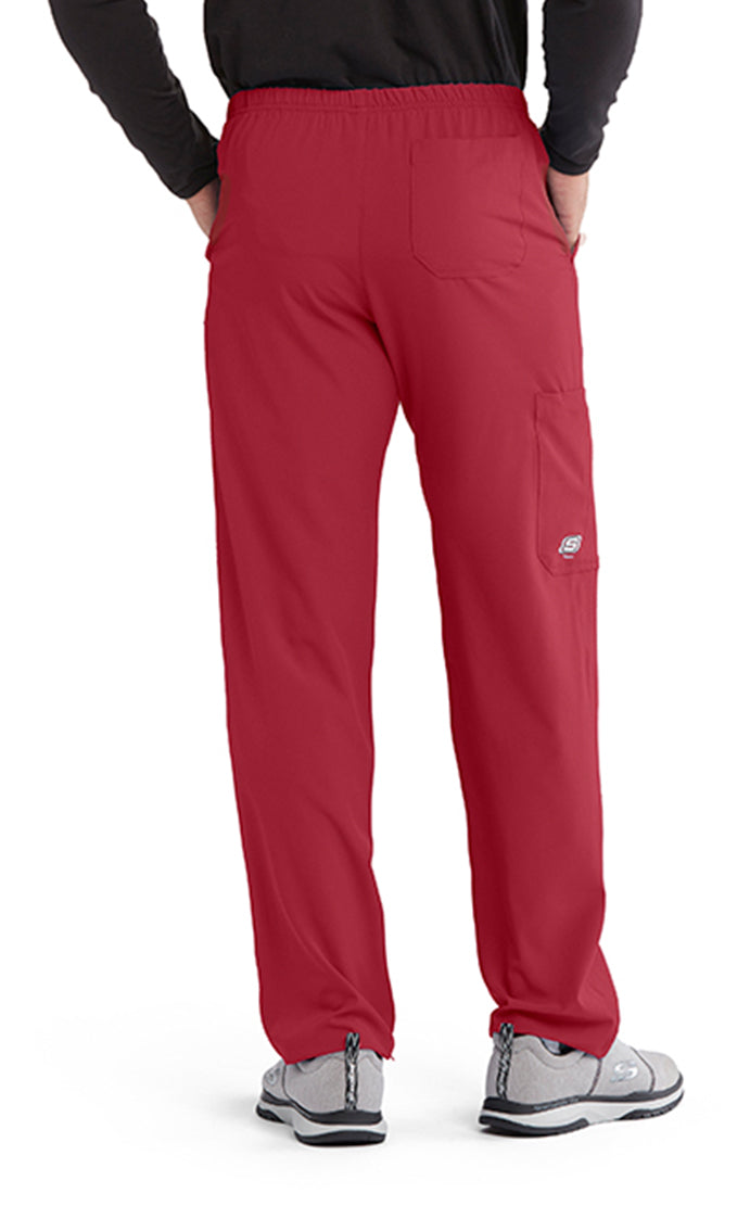 SKECHERS™ by barco Structure 4-Pockets Zip-Fly Scrub - True Red