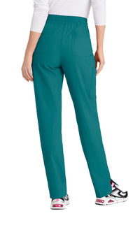 SKECHERS™ by barco Gamma 6-Pocket Mid-Rise Tapered Leg Scrub Pant-Teal