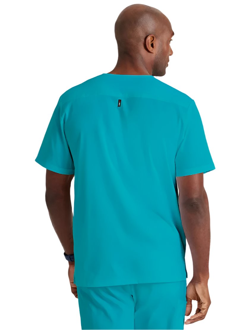 Grey's Anatomy Stretch™ by Barco Murphy 2-Pocket V-Neck Scrub Top-Teal