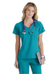 SKECHERS™ by Barco Dignity 1-Pocket Tuck-In Scrub Top-Teal