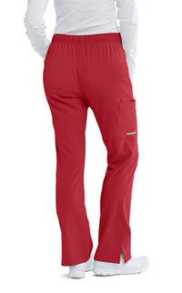 SKECHERS™ by barco Reliance 3-Pocket Mid-Rise Straight Leg Scrub Pant-True Red