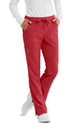 SKECHERS™ by barco Reliance 3-Pocket Mid-Rise Straight Leg Scrub Pant-True Red