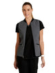 Grey's Anatomy Stretch™ by Barco Cristina 2-Pocket Quilted Scrub Vest-Black Two Tone