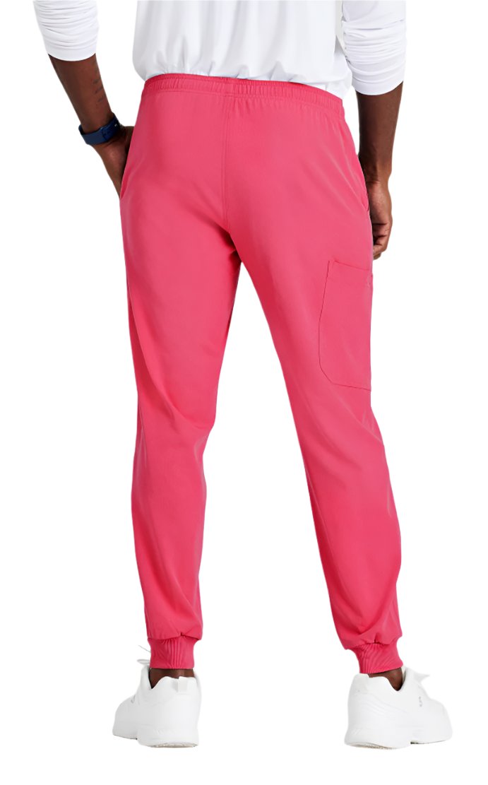 SKECHERS™ by barco Structure 3-Pocket Jogger Scrub Pant-Wild Pink