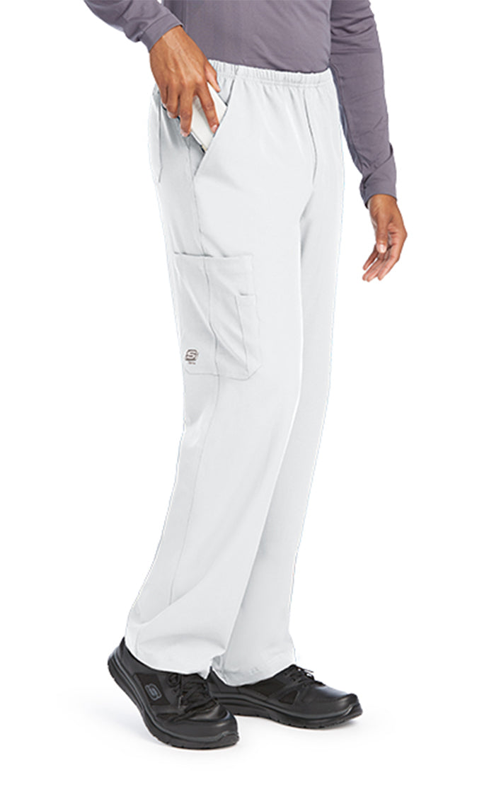 SKECHERS™ by barco Structure 4-Pockets Zip-Fly Scrub - White