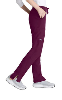 Skechers™ Vitality by Barco Charge 4 Pocket Mid-Rise Tapered Leg Scrub Pant - Wine