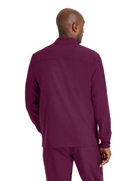 Barco Unify™ by Barco RALLY 4-POCKET MOCK COLLAR WARM UP JACKET - Wine