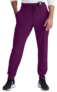 Barco One™ by Barco Vortex 6-Pocket Jogger Scrub Pant-Wine