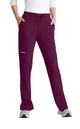 Skechers™ Vitality by Barco Charge 4 Pocket Mid-Rise Tapered Leg Scrub Pant - Wine