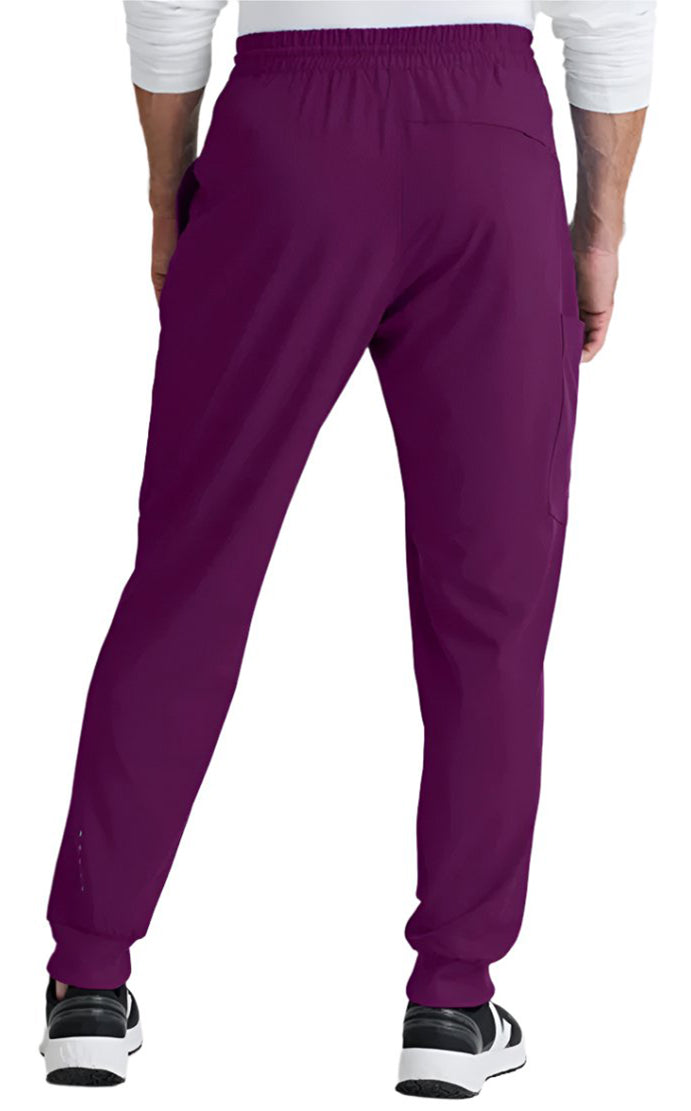 Barco One™ by Barco Vortex 6-Pocket Jogger Scrub Pant-Wine