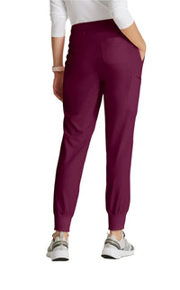 Barco Unify™ by Barco UNION 5-POCKET MID-RISE JOGGER SCRUB PANT-Wine