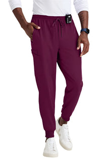 Barco Unify™ by Barco RALLY 6-POCKET JOGGER SCRUB PANT-Wine