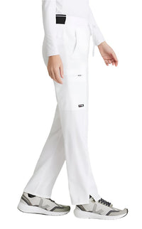 Grey's Anatomy™ by Barco  Kim 3-Pocket Mid-Rise Straight Leg Scrub Pant-White