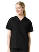 Maevn Unisex Core V-Neck Top Black