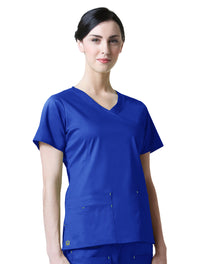 Maevn Women's "Blossom" Scrub Top 1102 Royal Blue