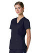 Maevn Women's Blossom 3 Pocket V-Neck Scrub Top 1202