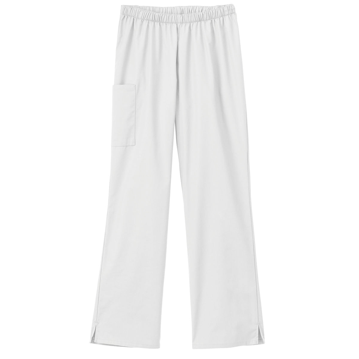 Fundamentals Ladies Cargo Pocket Scrub Pant White